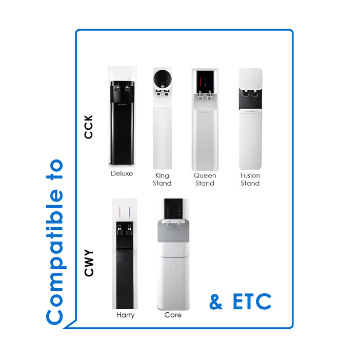 (JAKIM HALAL) Pureal Picogram 29cm NS NANO EP Water Filter Cartridges 8pcs compatible to Cuckoo floor stand