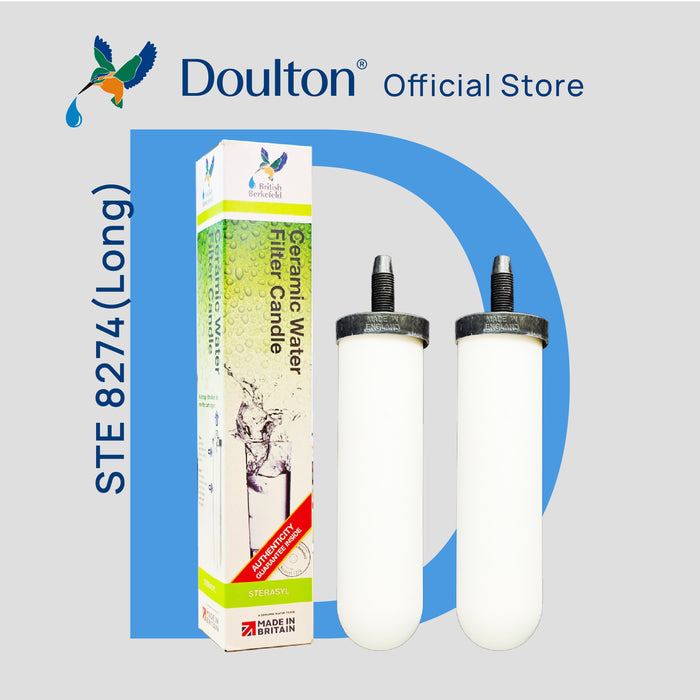 (2PC) Doulton® Sterasyl (STE 8274) 7inch Water Filter Cartridges-Anti Bacterial&Remove Sediment&Rust