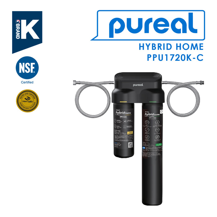 Pureal Hybrid Home Under Sink Water Filter PPU1720K-C suitable for F&B usage