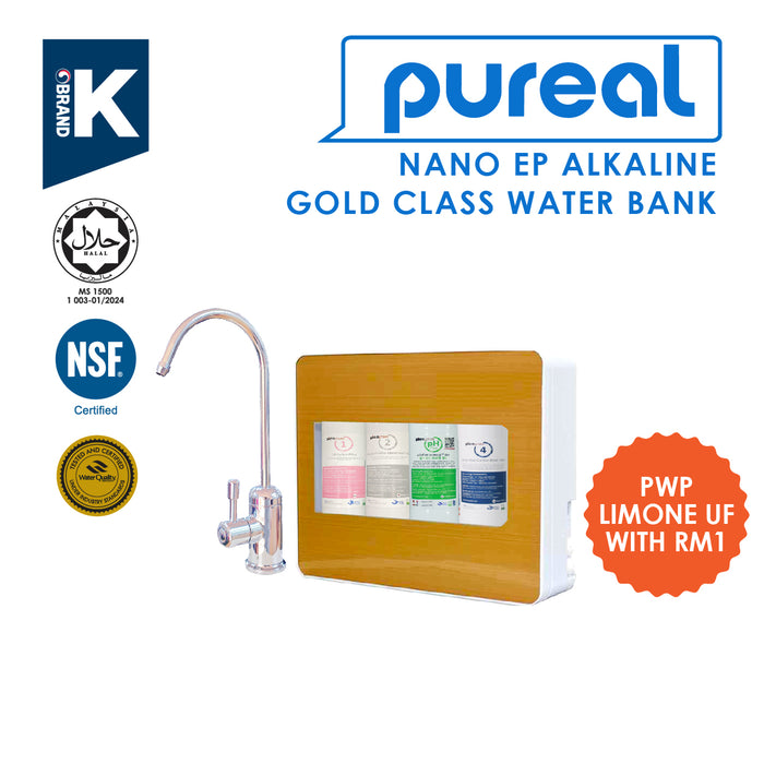 (JAKIM HALAL) Pureal Picogram Nano Alkaline Antioxidant Water Purifier Undersink System