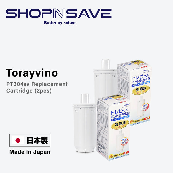 Torayvino PT304 PTC.SVJ Pitcher Replacement Cartridges