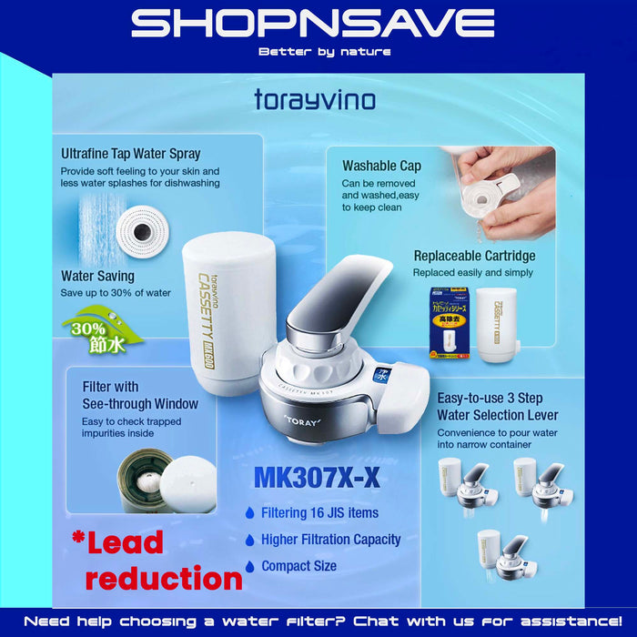 Torayvino MK307X-X Faucet Mount Water Purifier Set
