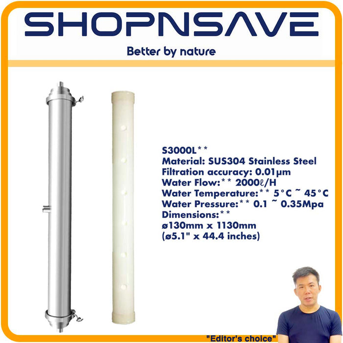 Discover the S3000L Ultra Membrane Whole House Filtration System *limited time offer!