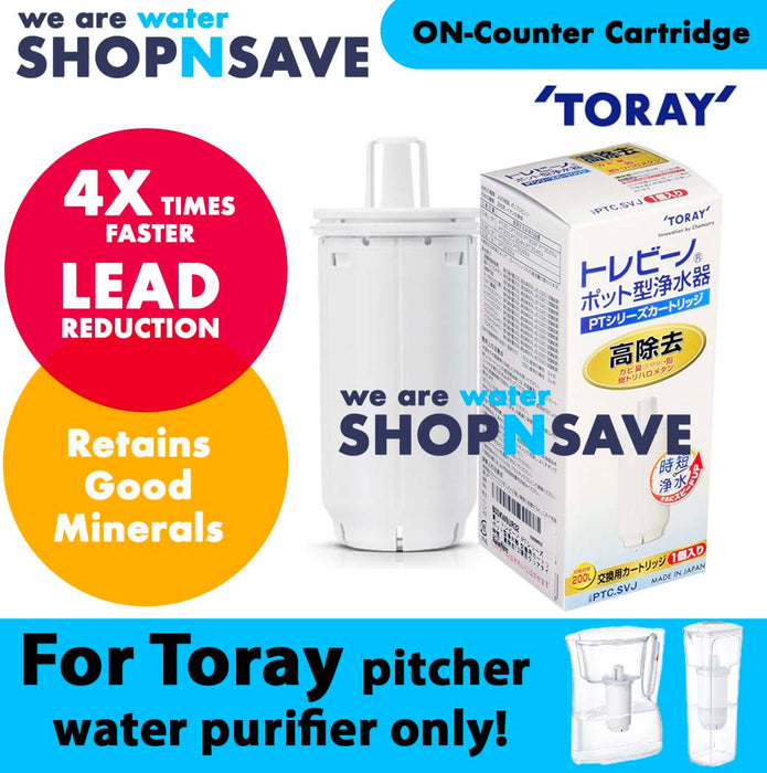 Torayvino PT304 PTC.SVJ Pitcher Replacement Cartridges