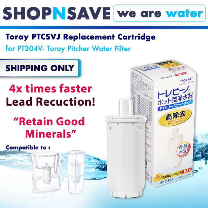 Torayvino PT304 PTC.SVJ Pitcher Replacement Cartridges