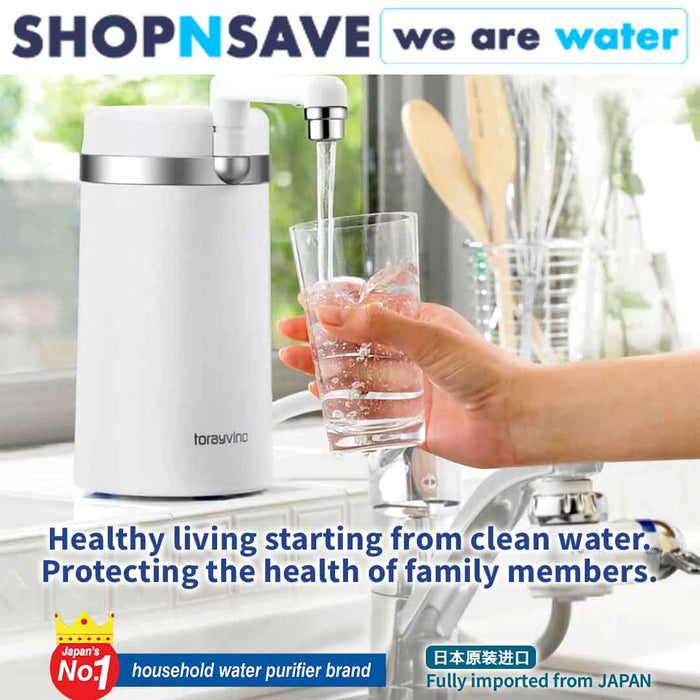 TORAYVINO COUNTER TOP WATER PURIFIER, SW5-EG, WATER FILTER SYSTEM, COUNTER TOP