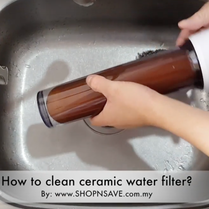 # How to clean and re-wash ceramic filter?