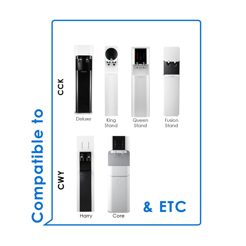 (JAKIM HALAL) Pureal Picogram 29cm NS UF Water Filter Cartridges 8pcs compatible to Cuckoo floor stand - SHOPNSAVE