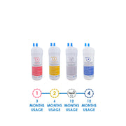 (JAKIM HALAL) Pureal Picogram 20cm NS UF/NANO EP Water Filter Cartridges 4pc compatible to coway/cuckoo - SHOPNSAVE
