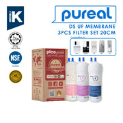 (JAKIM HALAL) Pureal Picogram 20cm DS UF/NANO EP Water Filter Cartridges 3pc compatible to coway/cuckoo - SHOPNSAVE