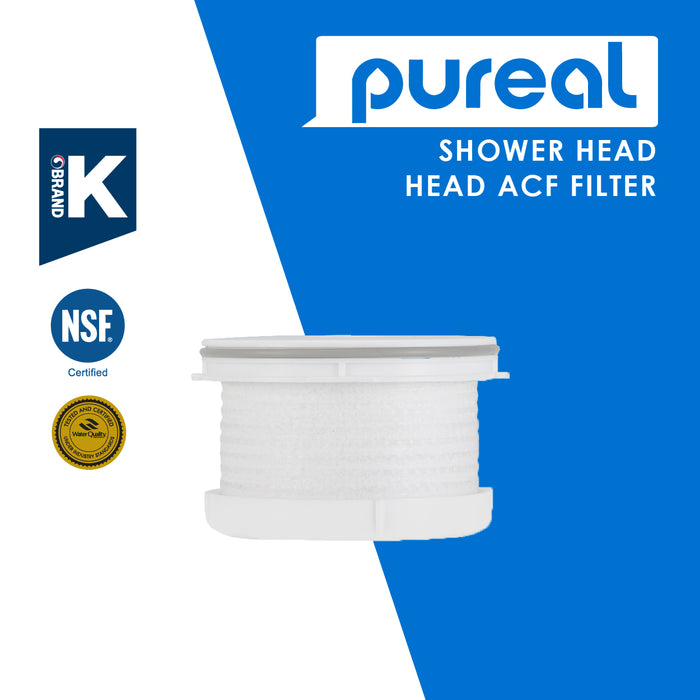 Pureal Travel Filter Shower Handle & Head Cartridge Set