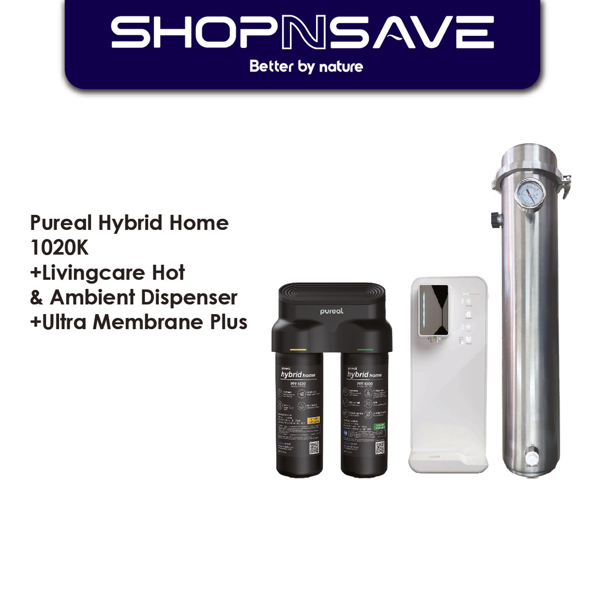 (JAKIM HALAL) Pureal AIO Home Water Purification PPU1020K + Hot & Ambi ...