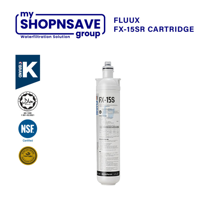 JAKIM HALAL | SHOPNSAVE FLUUX | FX-15S | Undersink | Commercial | F&B | Water Filter | NSF Certify