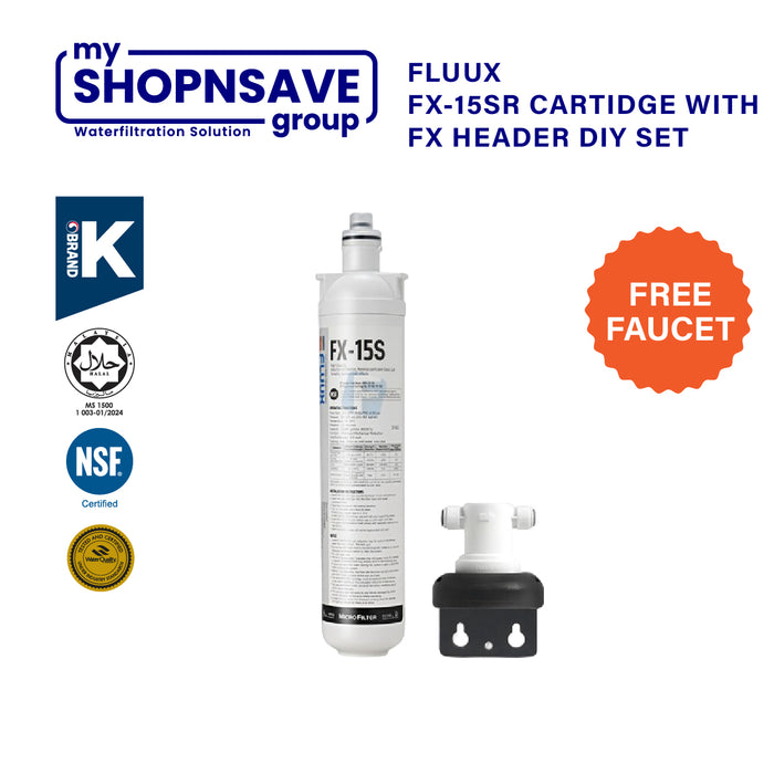 JAKIM HALAL | SHOPNSAVE FLUUX | FX-15S | Undersink | Commercial | F&B | Water Filter | NSF Certify