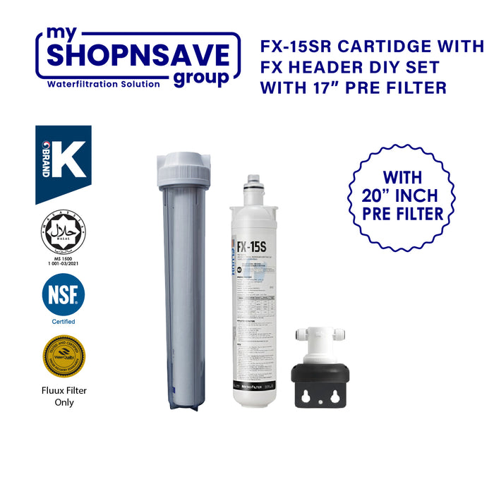 JAKIM HALAL | SHOPNSAVE FLUUX | FX-15S | Undersink | Commercial | F&B | Water Filter | NSF Certify