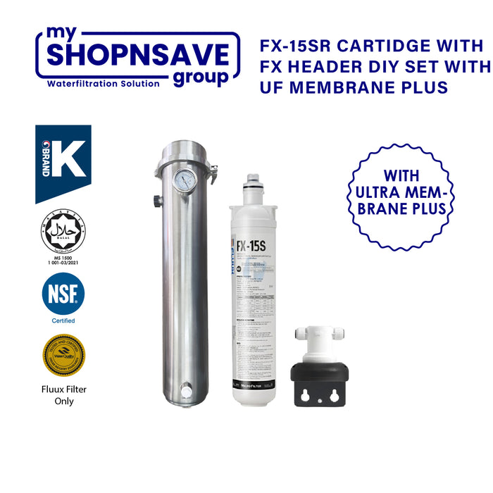 JAKIM HALAL | SHOPNSAVE FLUUX | FX-15S | Undersink | Commercial | F&B | Water Filter | NSF Certify