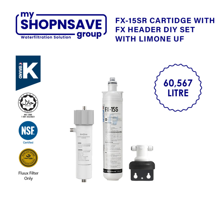 JAKIM HALAL | SHOPNSAVE FLUUX | FX-15S | Undersink | Commercial | F&B | Water Filter | NSF Certify
