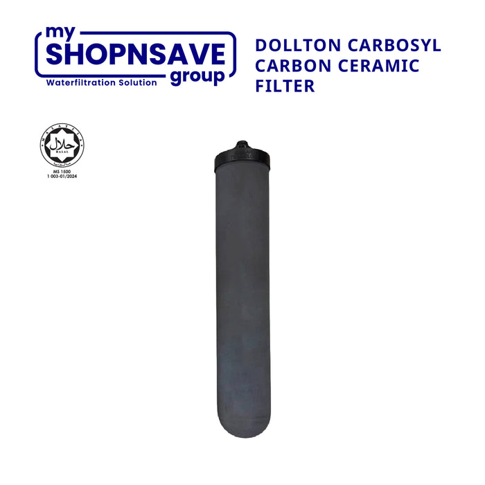 SNS Dollton Malaysia JAKIM Halal Carbosyl Ceramic Filter Water Filter Penapis Air Seramik Short Mount
