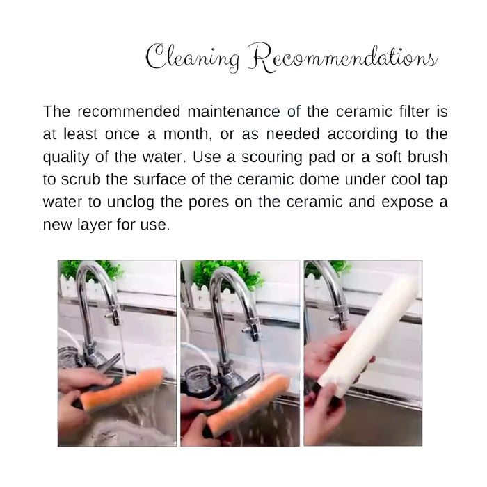 SNS Dollton Malaysia JAKIM Halal Standard Ceramic Filter Water Filter Penapis Air Seramik Long Mount