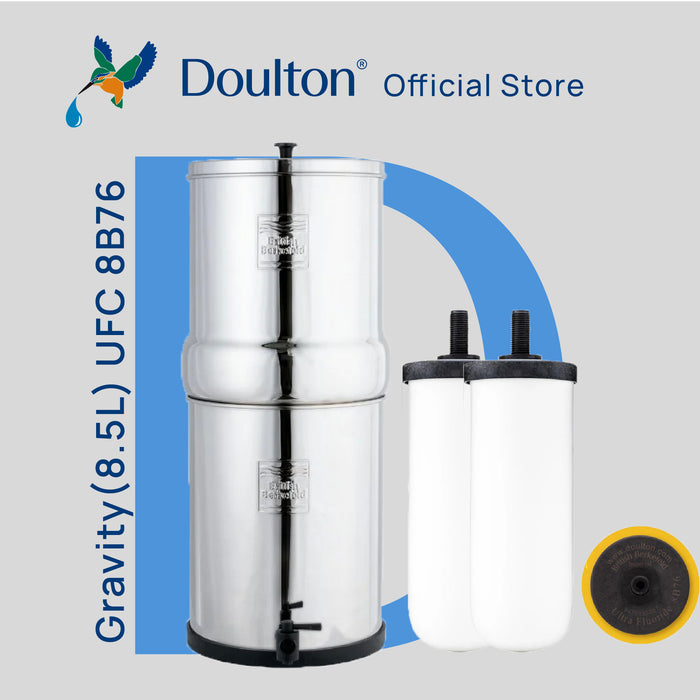 Doulton® Portable Stainless Steel Gravity UFC (8B76) Ultra Fluoride Water Filter Purifier System