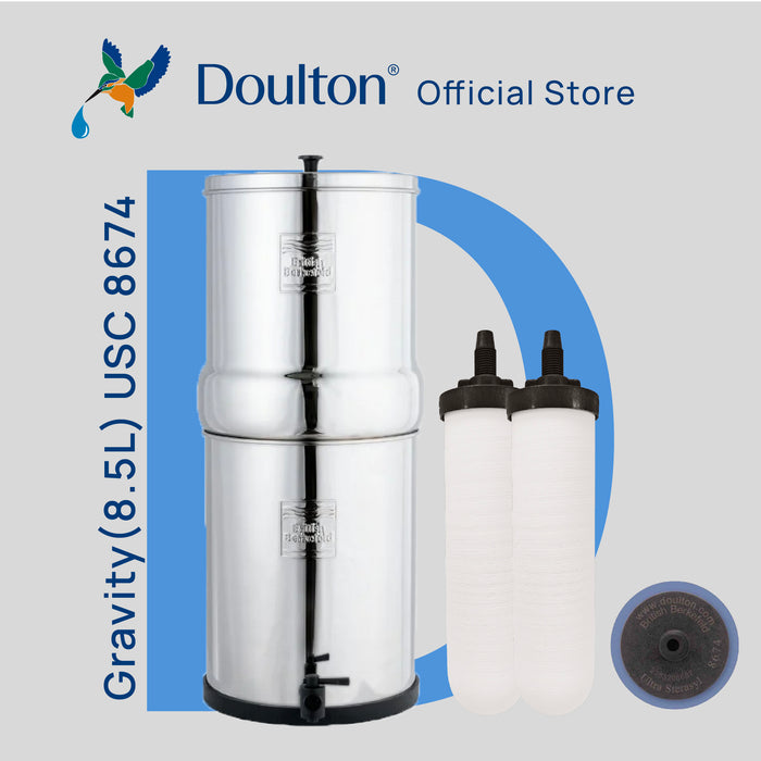 Doulton® Portable Stainless Steel Gravity USC (8674) Ultra Sterasyl Water Filter Purifier System - SHOPNSAVE