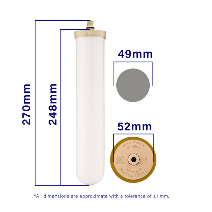 Doulton® | HIP DUO | Pre-Filter | BTU (2501) Biotect Ultra | Under Sink | Water Filter System