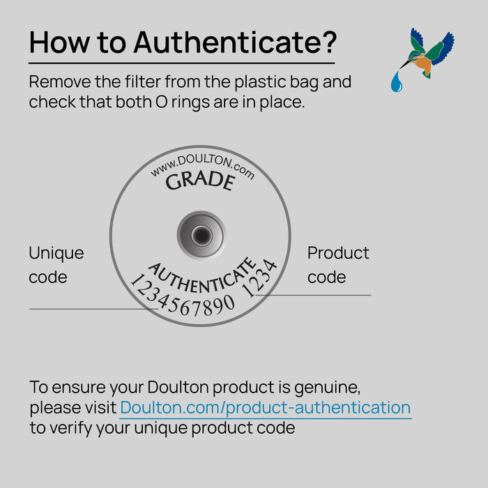 Doulton® HIP3X UCC9501	Ultracarb BPA free Undersink Water Filter Purifier System