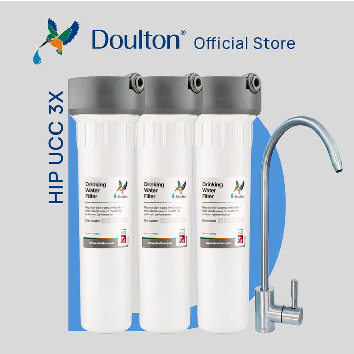 Doulton® HIP3X UCC9501	Ultracarb BPA free Undersink Water Filter Purifier System
