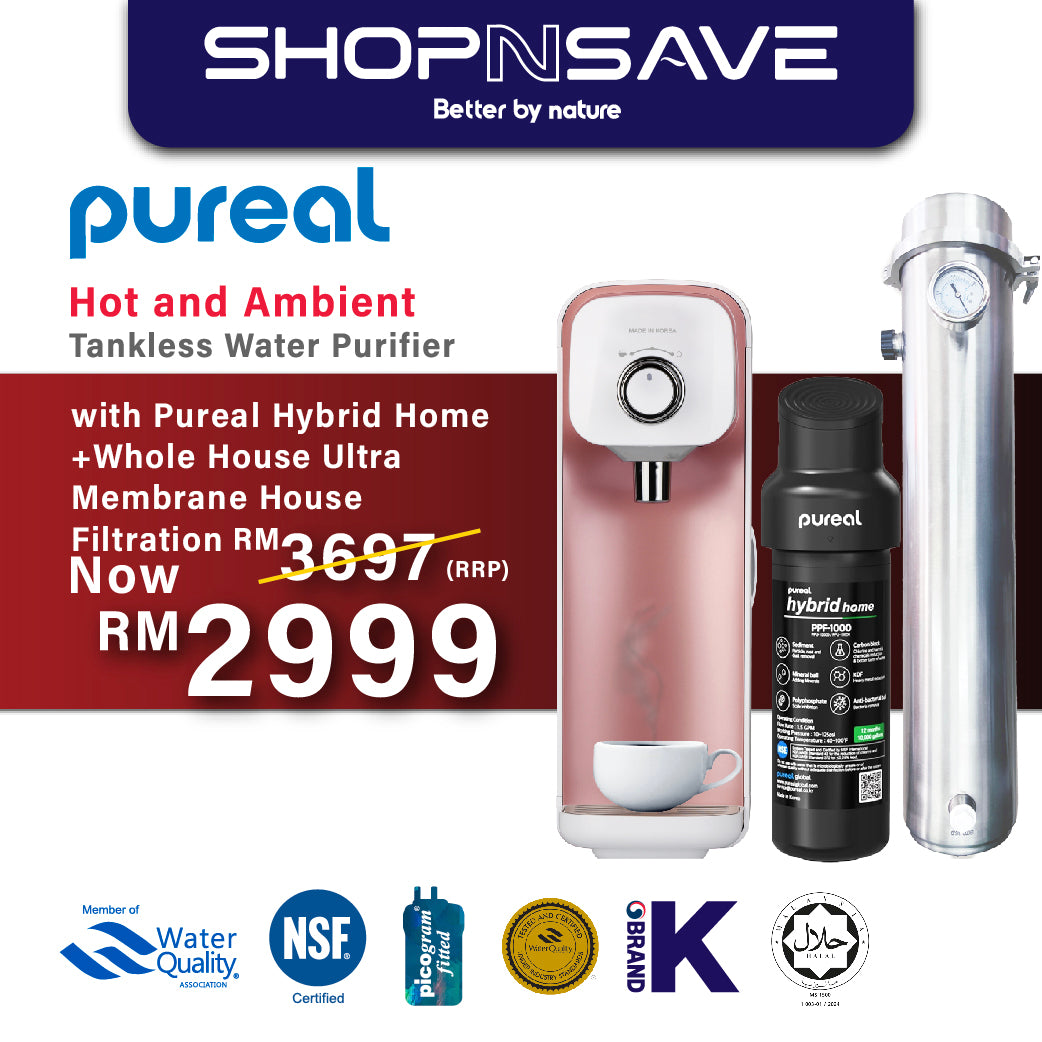 [FREE INSTALLATION] (JAKIM HALAL) AIO Pureal Hot & Hybrid Home Water P ...