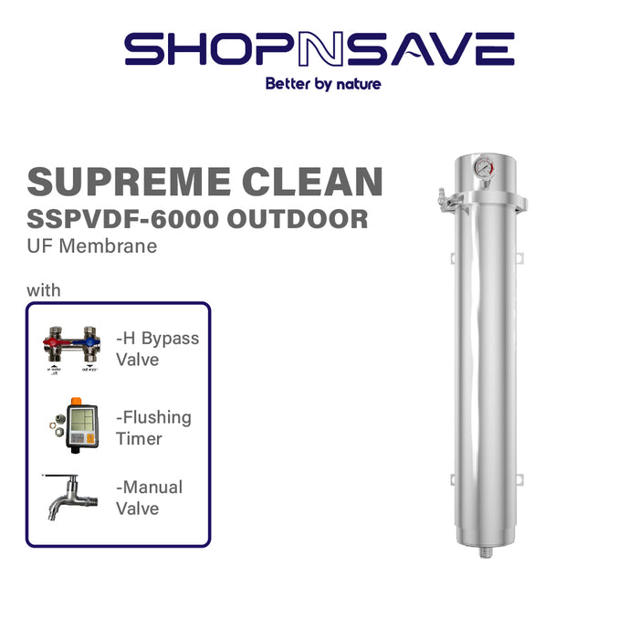 [FREE INSTALLATION] Jakim Halal PVDF UltraFiltration Membrane Outdoor Filtration System - 0.01 Micron suit to F&B