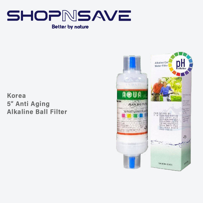 SHOPNSAVE K3000, K2000 Korea Alkaline Ball Filter Alkaline Ball Enhancing water filter pH Anti aging
