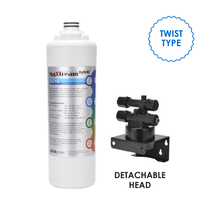 [FREE INSTALLATION] (JAKIM HALAL) Pureal Maxtream Hybrid Commercial Water Purifier Filter Set [1 Year Capacity]