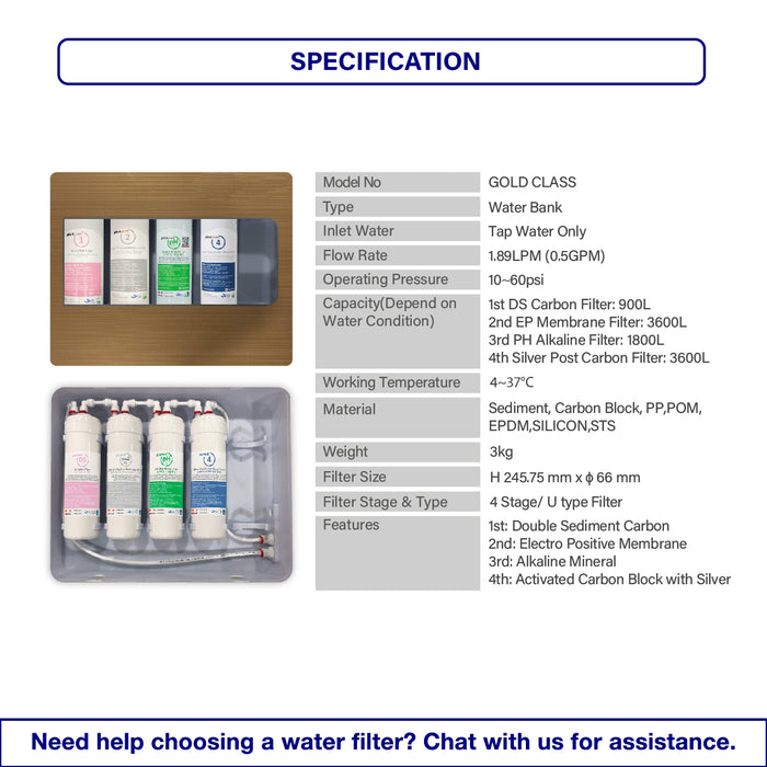 (JAKIM HALAL) Pureal Picogram Nano Alkaline Antioxidant Water Purifier Undersink System
