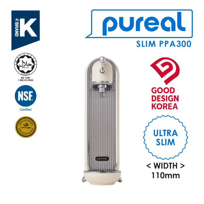 [FREE 2 1st FILTER until 30/4/25] (JAKIM HALAL) Pureal Slim PPA300 Drinking Water Purifier System