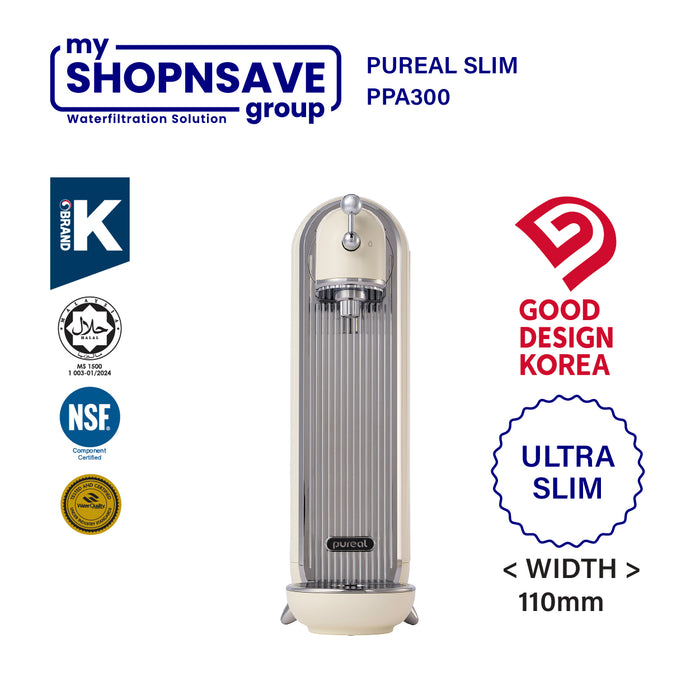 (JAKIM HALAL) Pureal Slim PPA300 Drinking Water Purifier System