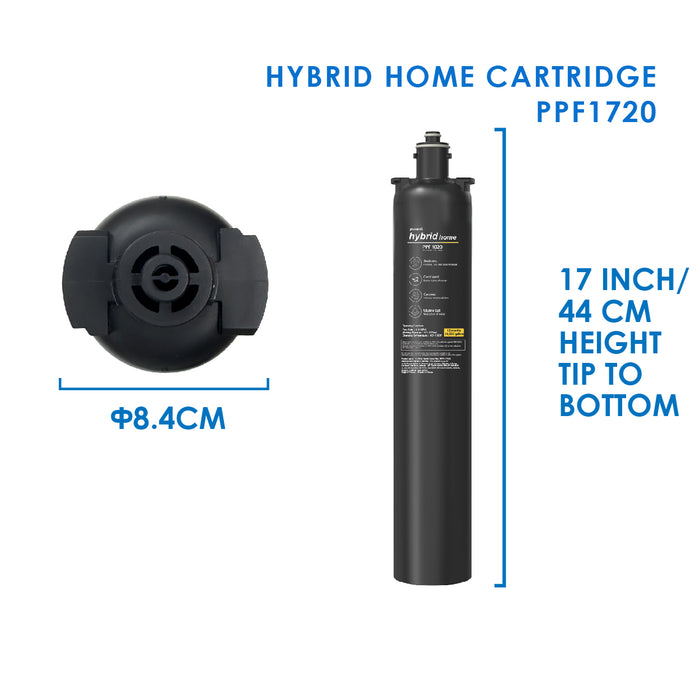 (JAKIM HALAL)Pureal Hybrid Home Sediment Cartridge PPF-1720 suit Everpure/Bevguard/AQUAMOR/Paragon