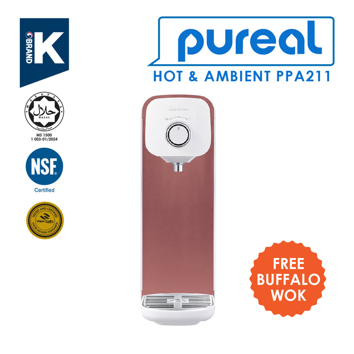 [FREE BUFFALO WOK](JAKIM HALAL) Pureal Hot & Ambient Drinking Water Purifier System
