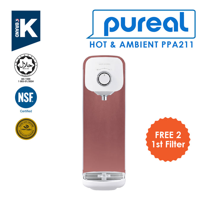 [FREE INSTALLATION](JAKIM HALAL) Pureal Hot & Ambient Drinking Water Purifier System