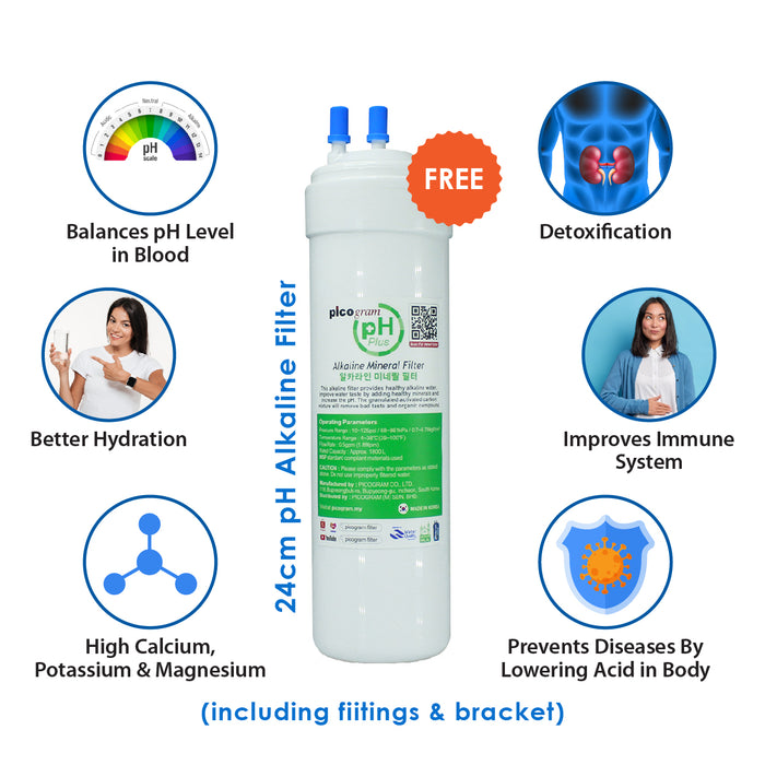 (JAKIM HALAL) Pureal PPU200 UnderSink Water Purifier | Removal for Chemicals, Heavy Metals & Virus