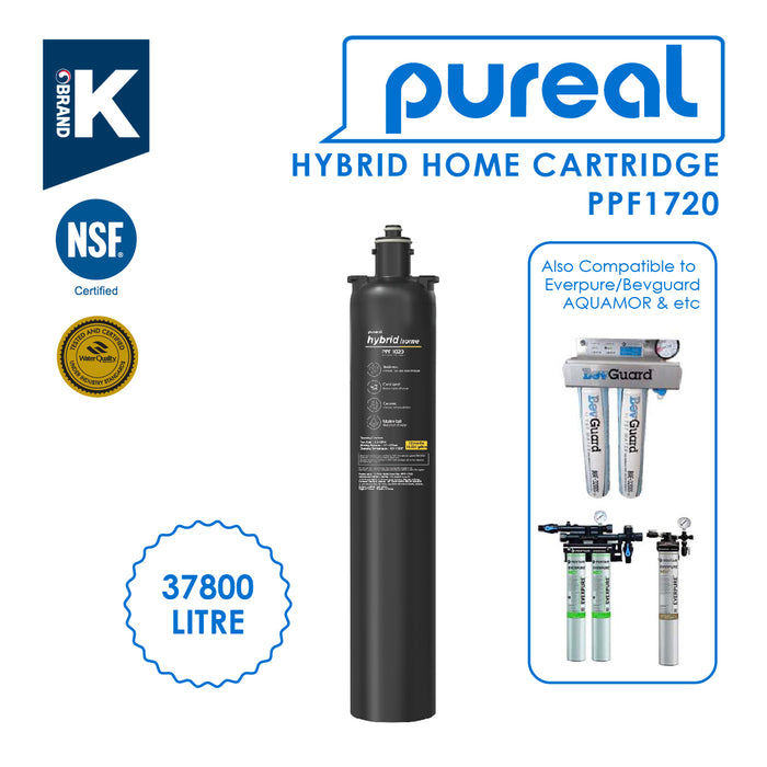 Pureal Hybrid Home Under Sink Water Filter PPU1720K suitable for Restaurant & Hotel Usage