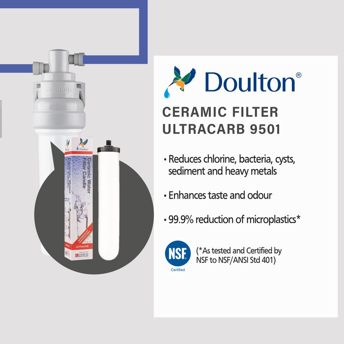 Limone PVDF Ultrafiltration Water Purifier with Doulton QT Eco Fast Ultracarb