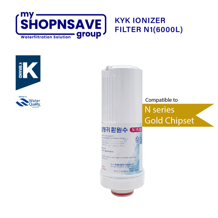 SHOPNSAVE KYK | Filter N1 | 6000L | Replacement Filter Cartridges | For Gen II | For Gold Chipset