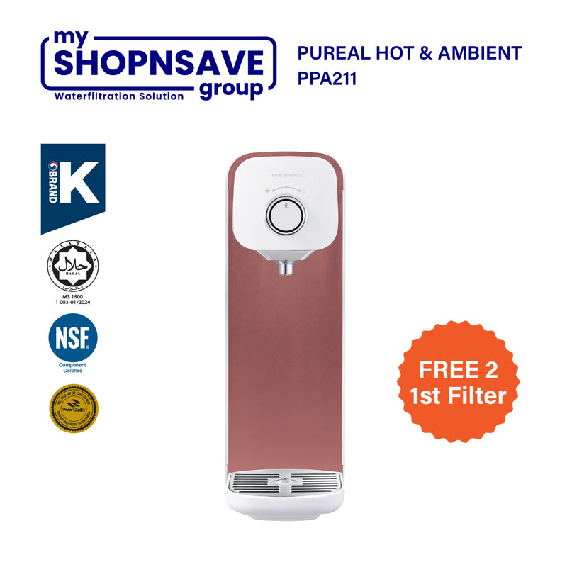 (JAKIM HALAL) Pureal Hot & Ambient Drinking Water Purifier System
