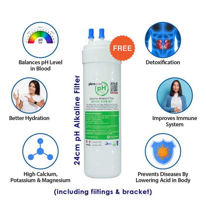 [FREE INSTALLATION] (JAKIM HALAL) Pureal PPU 200 Undersink Water Filter with Instant Hot Tap