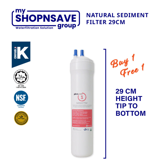 (JAKIM HALAL) Pureal Picogram 29cm Replacement Filter Water Filter compatible to cuckoo stand