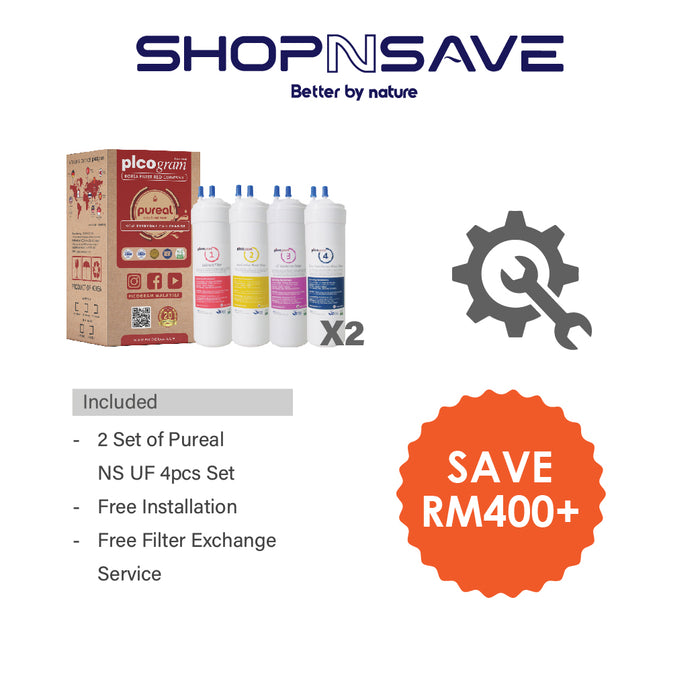 SHOPNSAVE SS-32T 3in1 [Hot|Ambient|Cold] Table Top Water Dispenser with Pureal Picogram NS UF Filter