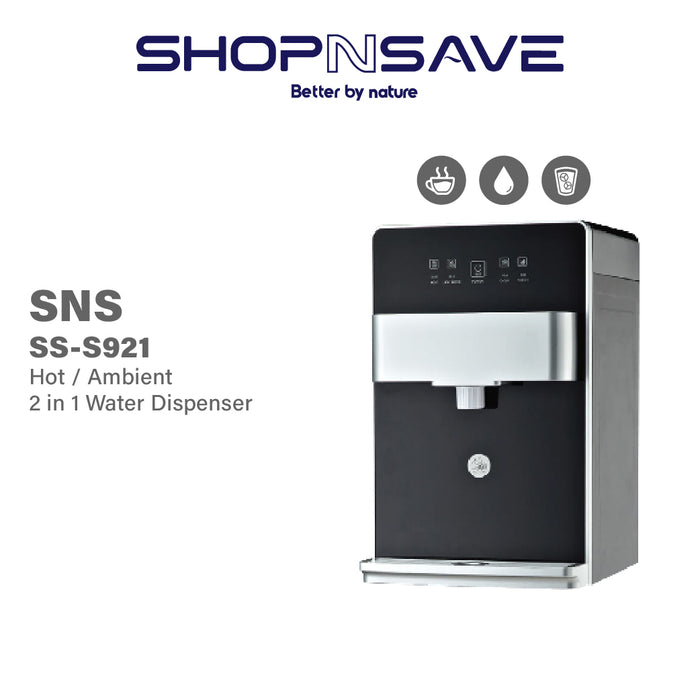 [SELF-COLLECTION ONLY] SHOPNSAVE SS-S921 2in1 [Hot|Ambient] Table Top Water Dispenser