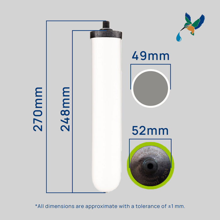 (2PC/4PC) Doulton® Sterasyl (STE 9204) Water Filter Cartridges - Anti Bacterial & Removes Sediment & Rust