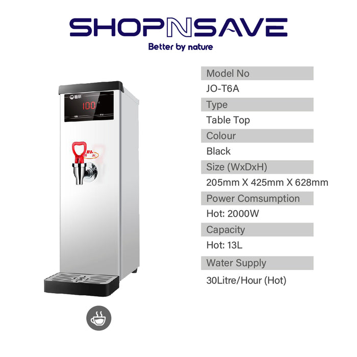 PUREAL Maxtream Hybrid Commercial Water purifier+ Bili Water Boiler,  Bili JO-T6A, Water Boiler