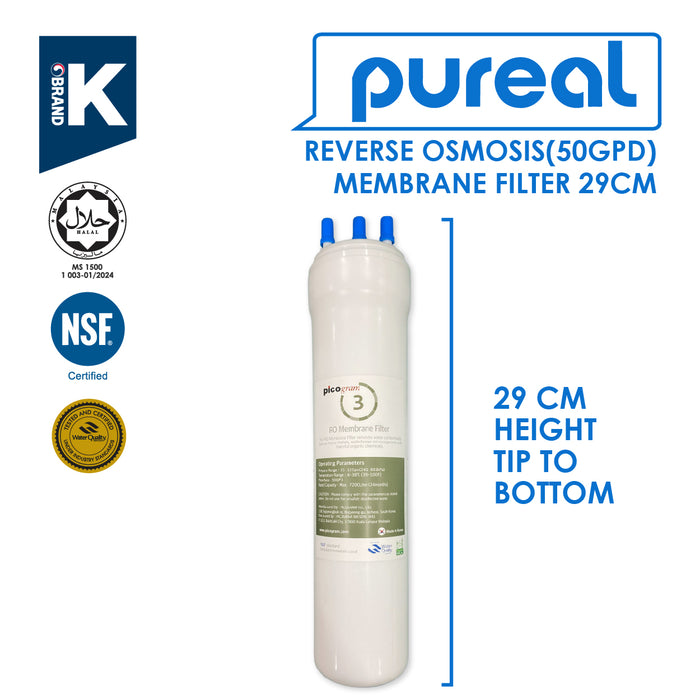 (JAKIM HALAL) Pureal Picogram 20/24/29cm RO Water Filter Cartridges